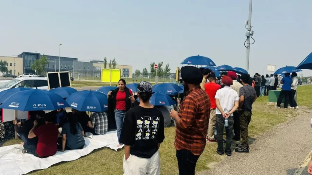 gurpreet singh calgary student demonstration