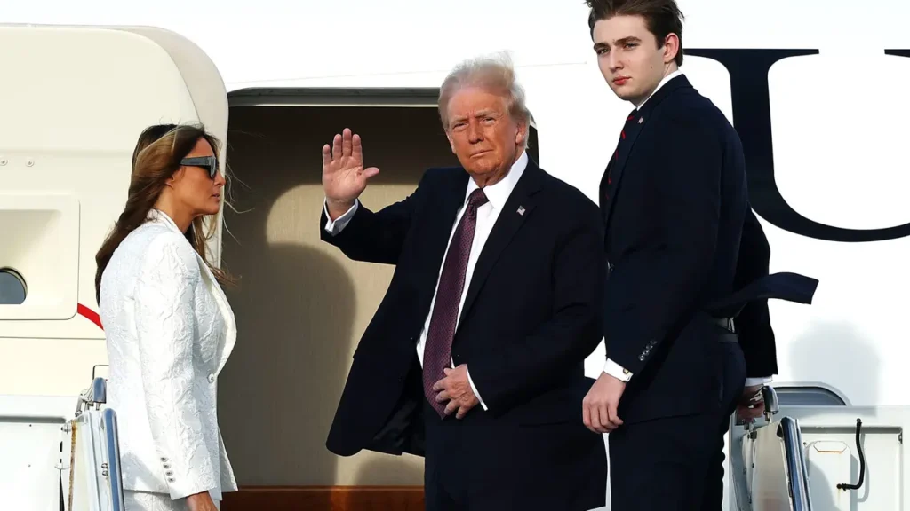 barron trump height